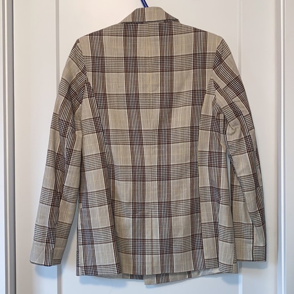 Vero Moda Oversized Plaid Blazer - Picture 3 of 5